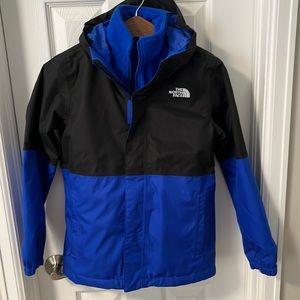 The North Face 2-piece winter coat (Fleece and Shell):  Youth M (10-12)